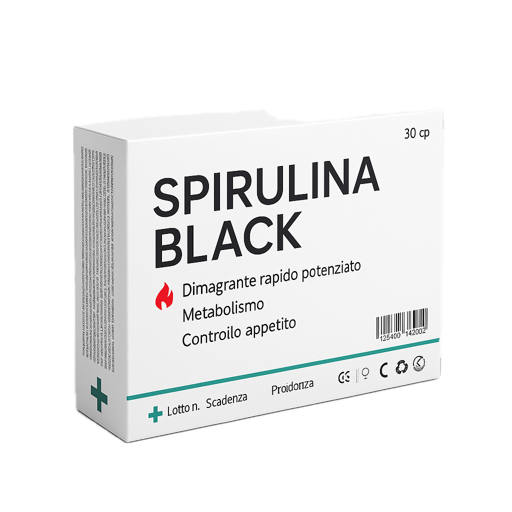 SPIRULINA BLACK - confezione prodotto